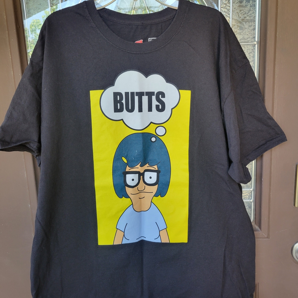 Tina Belcher Black Graphic Tee